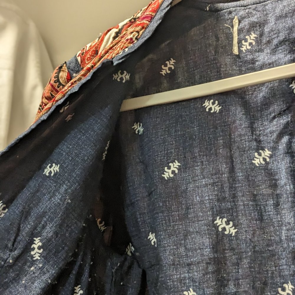 Handstiched Reversible Patterned Jacket - image 3